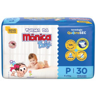 FRALDA TURMA DA MONICA JUMBO P COM 30UN