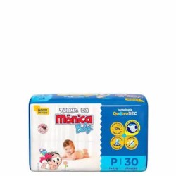 FRALDA TURMA DA MONICA JUMBO P C/30UN