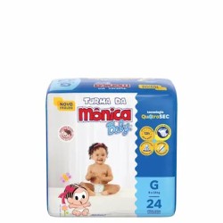 FRALDA TURMA DA MONICA JUMBO G C/24UN