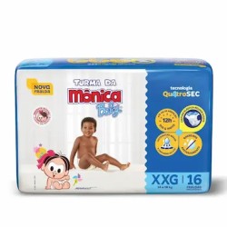 FRALDA TURMA DA MONICA JUMBO XXG C/16UN