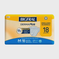 FRALDA GERIATRICA BIGFRAL DERMAPLUS M C/18 UND