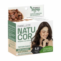 TINTURA PARA CABELO NATUCOR 5.0 CASTANHO CLARO
