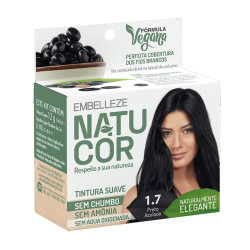 TINTURA DE CABELO NATUCOR 1.7 PRETO AZULADO