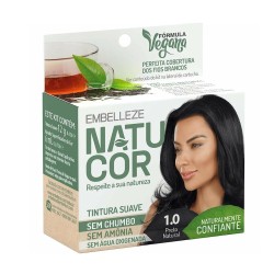 TINTURA PARA CABELO NATUCOR 1.0 PRETO NAT