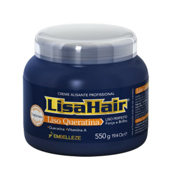 CREME ALISANTE LISA HAIR PROFISSIONAL 450G