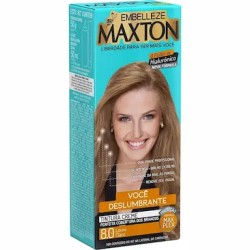 TINTURA PARA CABELO MAXTON 8.0 LOURO CLARO
