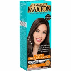 TINTURA PARA CABELO MAXTON KIT 4.0 CASTANHO NATURAL