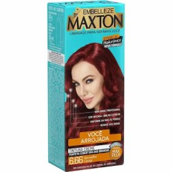 TINTURA PARA CABELO MAXTON KIT 6.66 VERMELHO CEREJA