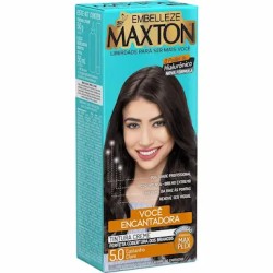 TINTURA PARA CABELO MAXTON KIT 5.0 CASTANHO CLARO