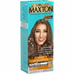 TINTURA PARA CABELO MAXTON KIT 7.0 LOURO NATURAL
