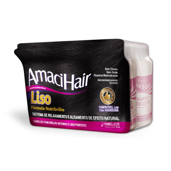 KIT AMACIHAIR LISO GUANIDINA 220G