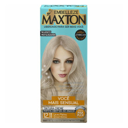 TINTURA DE CABELO MAXTON KIT 12.11 LOURO PLATINA CINZA INT