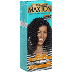 TINTURA DE CABELO MAXTON KIT 1.110 PRETO INTENSO