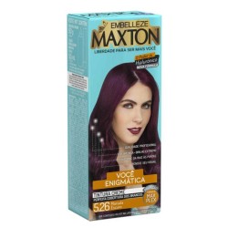 TINTURA PARA CABELO MAXTON KIT 5.26 MARSALA ESCURO