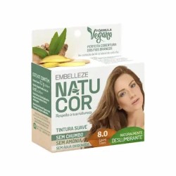 TINTURA PARA CABELO NATUCOR 8.0 LOURO CLARO