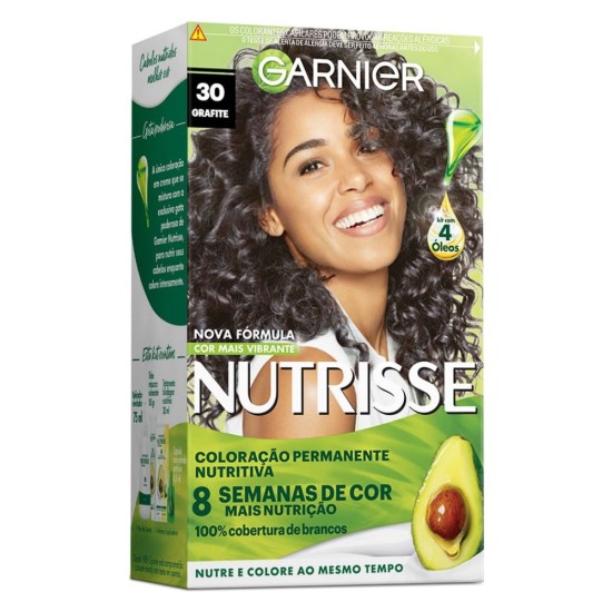 TINTURA PARA CABELO NUTRISSE 30 CASTANHO ESCURO