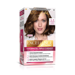 TINTURA DE CABELO IMEDIA 5.3 CASTANHO CLARO DOURADO