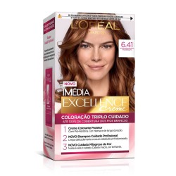 TINTURA PARA CABELO IMEDIA 6.41 MARROM