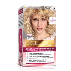 TINTURA PARA CABELO IMEDIA 10 LOURO CLARISSIMO