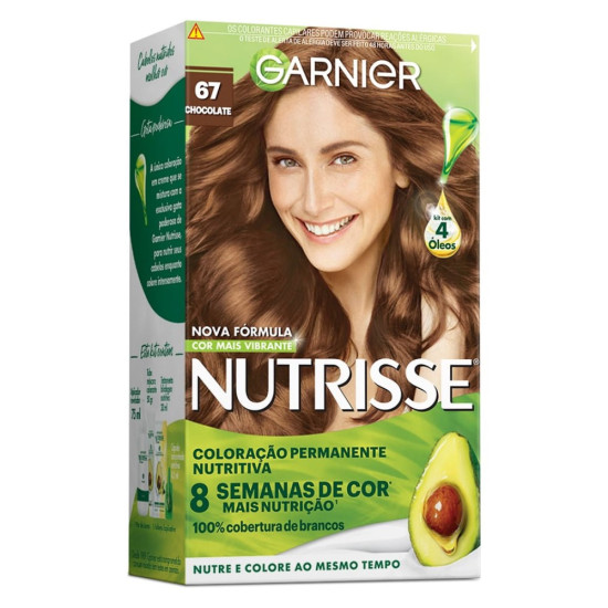 TINTURA DE CABELO NUTRISSE 67 CHOCOLATE