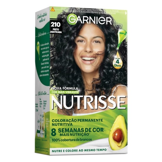 TINTURA PARA CABELO NUTRISSE 210 PRETO AZULADO