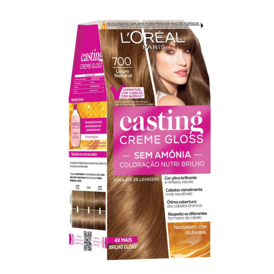 TINTURA DE CABELO CASTING ING 700 LOURO NATURAL