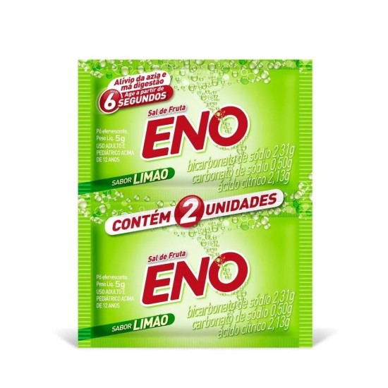 SAL DE FRUTA ENO LIMAO COM 2 ENV