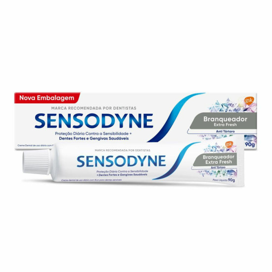 CREME DENTAL SENSODYNE BRANQ EXTRA FRESH 90G