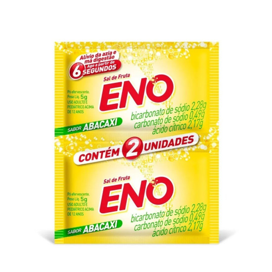 SAL DE FRUTA ENO ABACAXI COM 2 ENV