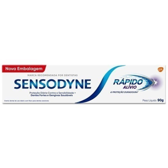 CREME DENTAL SENSODYNE RAPIDO ALIVIO 90G
