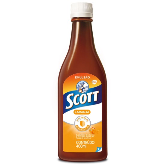 EMULSAO SCOTT LARANJA 400 ML