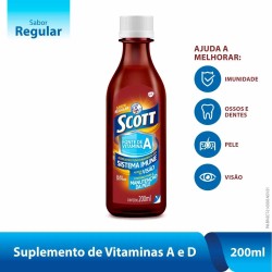 EMULSAO SCOTT REGULAR 200 ML