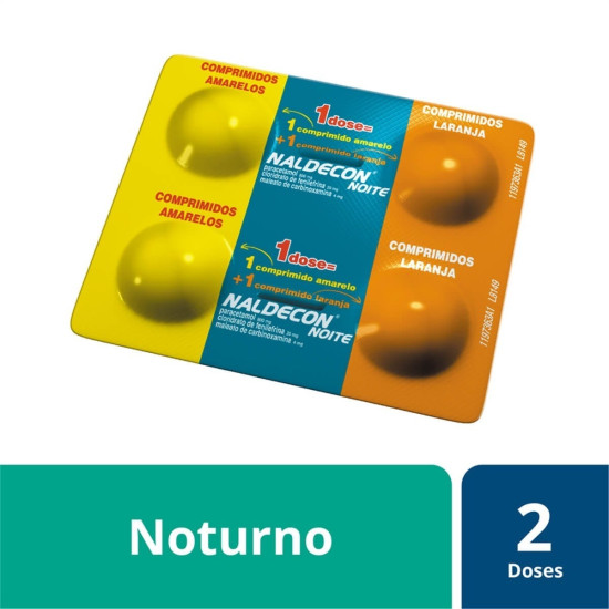 NALDECON NOITE ENV COM 4 CAPSULAS