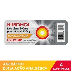 NUROMOL 200+500MG C/4 COMPRIMIDOS
