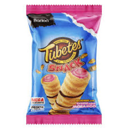 WAFER BISC TUBETES SNACK MORANGO 44G