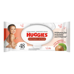 LENCO UMEDECIDO HUGGIES NATURAL CARE COM 48 UND
