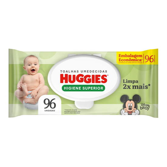 LENCO UMEDECIDO HUGGIES MAX CLEAN LV96 PG80 UN