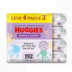 LENCO UMEDECIDO HUGGIES ONE&DONE C/ 192 UNID LV+ PG-