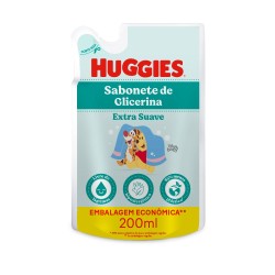 SABONETE LIQUIDO HUGGIES DISNEY SUAVE REFIL 200ML