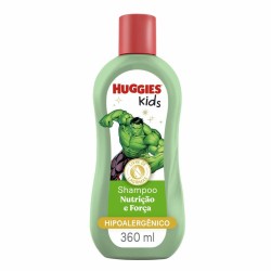 SHAMPOO HUGGIE KIDS NUTRICAO HULK 360ML