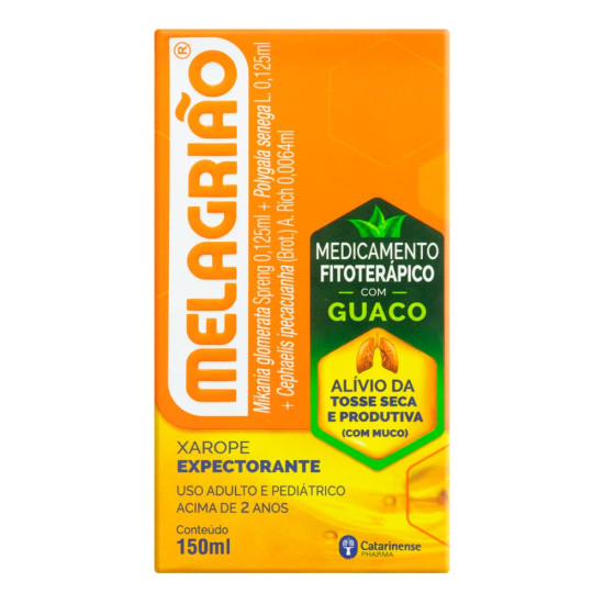 MELAGRIAO XAROPE COM 150 ML