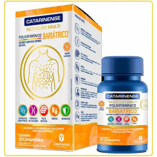 POLIVITAMINICO BARIATRICO MULTI COM 30 CAPSULAS