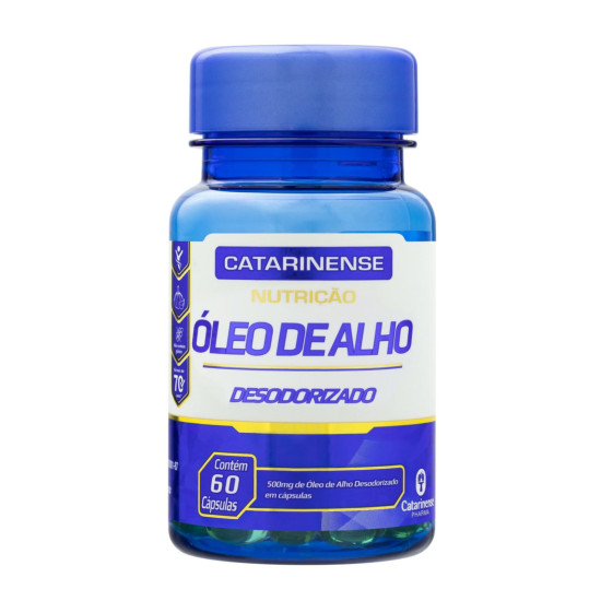 OLEO DE ALHO DESODORIZADO COM 60 CAPSULAS