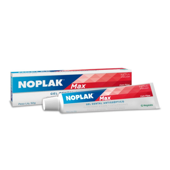 NOPLAK MAX GEL DENTAL COM 50GR