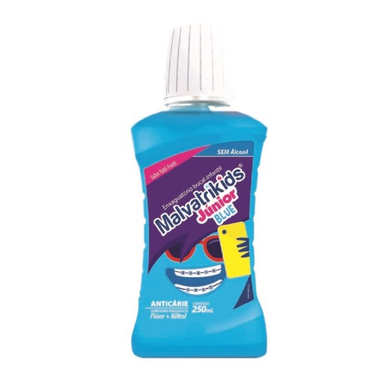 MALVATRIKIDS JUNIOR BLUE ZERO S/ALCOOL C/250 ML