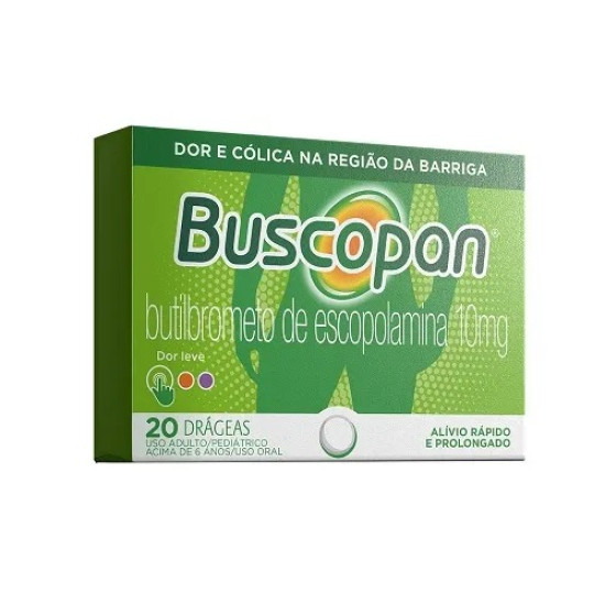 BUSCOPAN COM 20 COMPRIMIDOS
