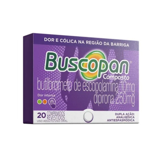BUSCOPAN CPT COM 20 CAPSULAS