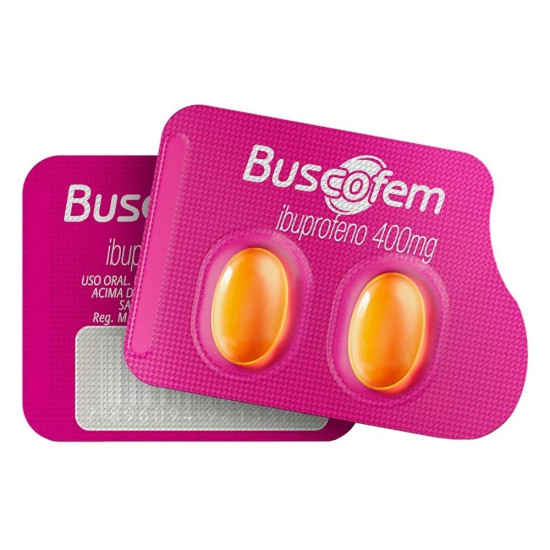 BUSCOFEM 400MG ENV COM 2 CAPSULAS
