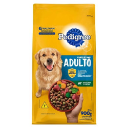 RACAO PEDIGREE ADULTO DRY CARNE E VEGETAIS 900G