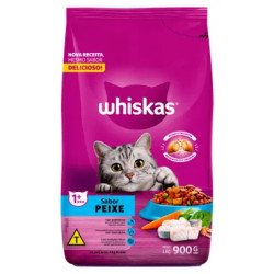 RACAO WHISKAS DRY AD PEIXE 900G